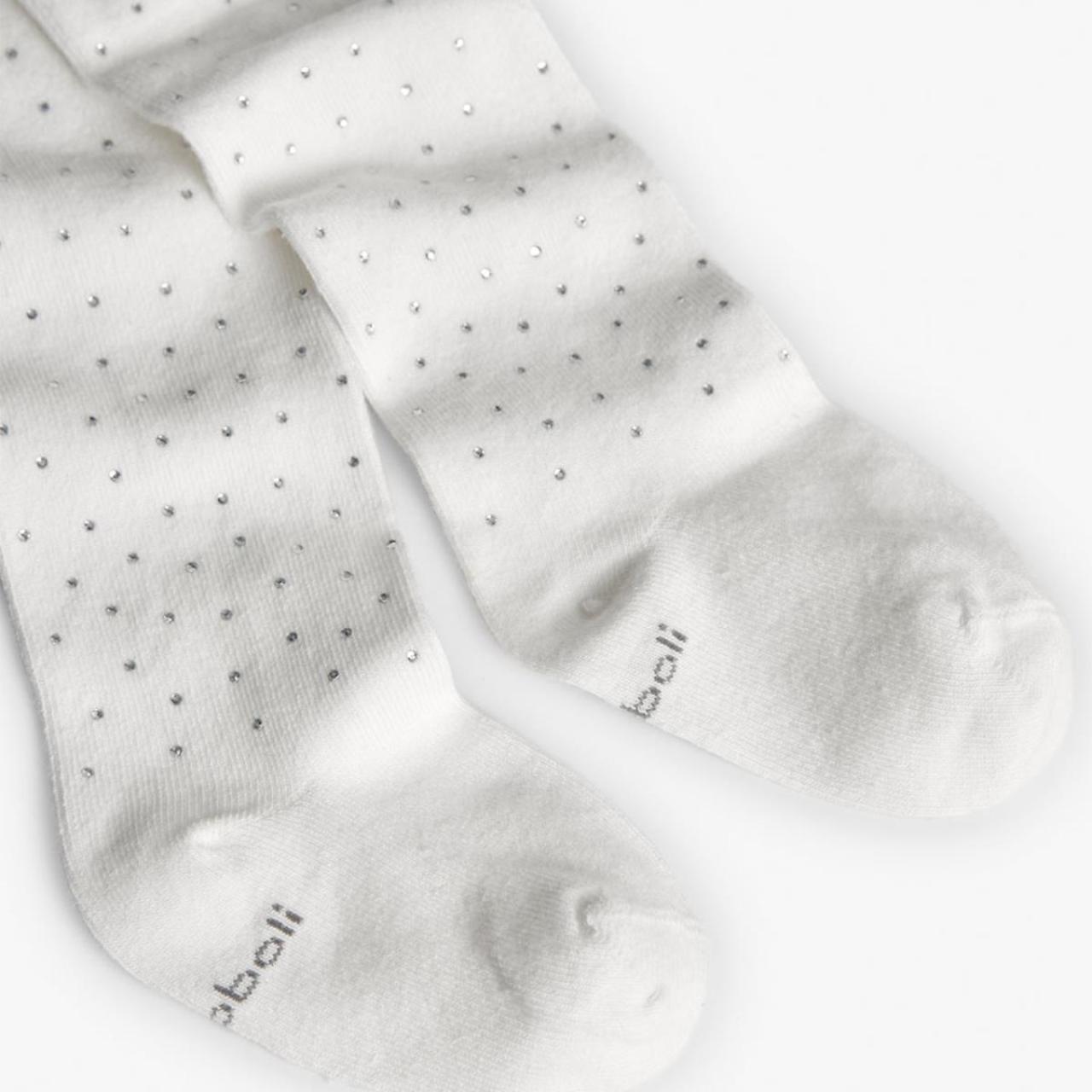 Καλσόν χοντρό κορίτσι Boboli-702043-1111-White φωτογραφία