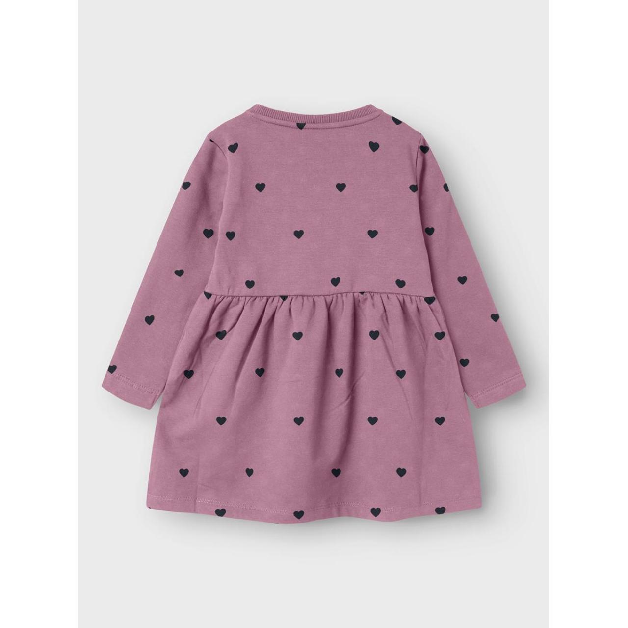 Φόρεμα φούτερ κορίτσι name it-13243945-Mauve Orchid