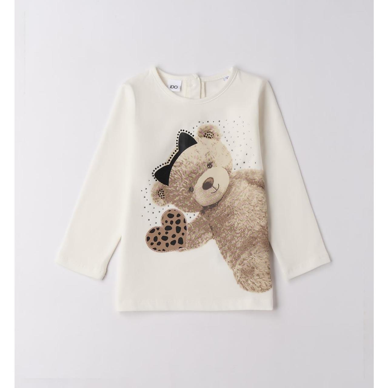 Μπλούζα μακό κορίτσι I DO-4.F730-0112-Ecru