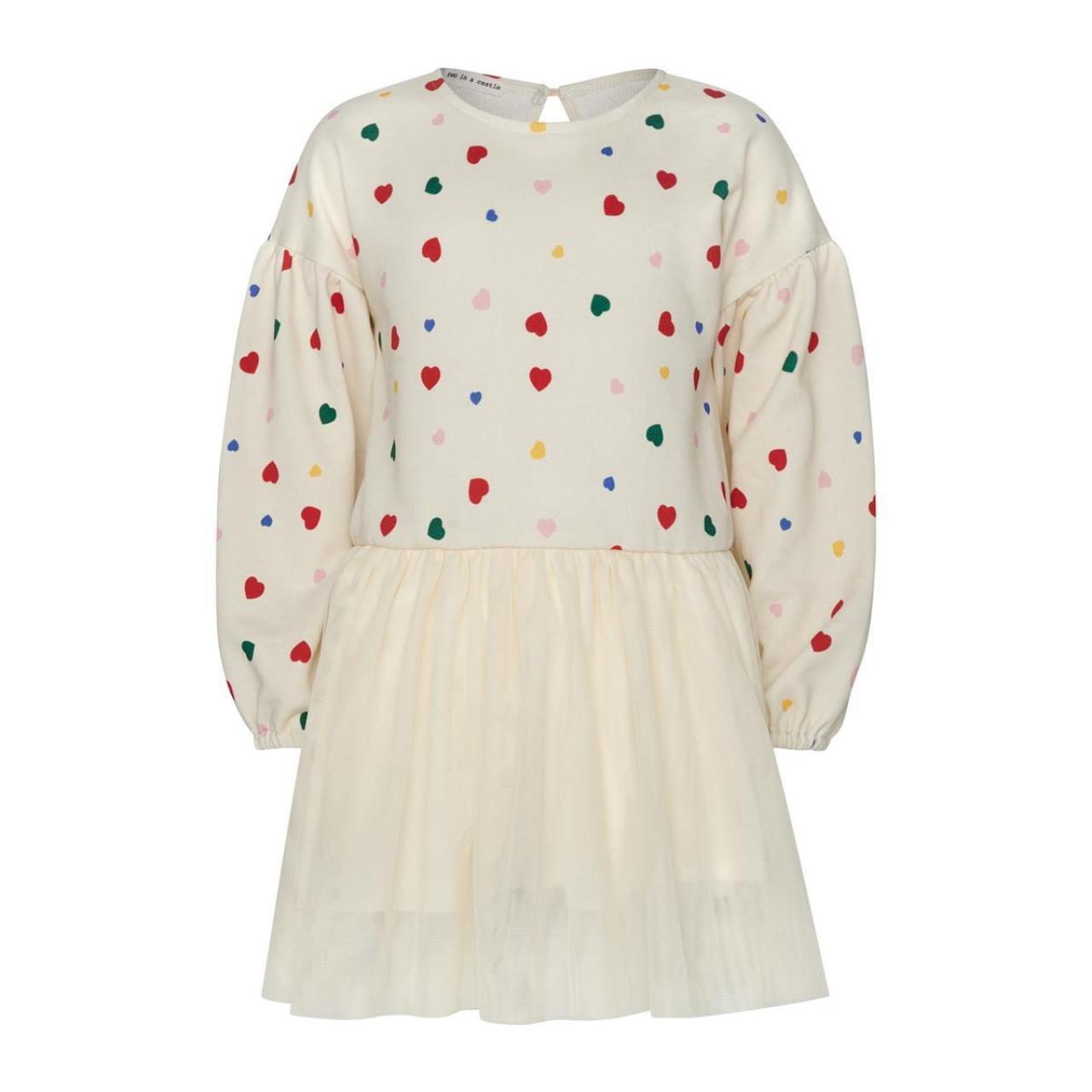 Φόρεμα φούτερ κορίτσι two in a castle-T6504-Ecru
