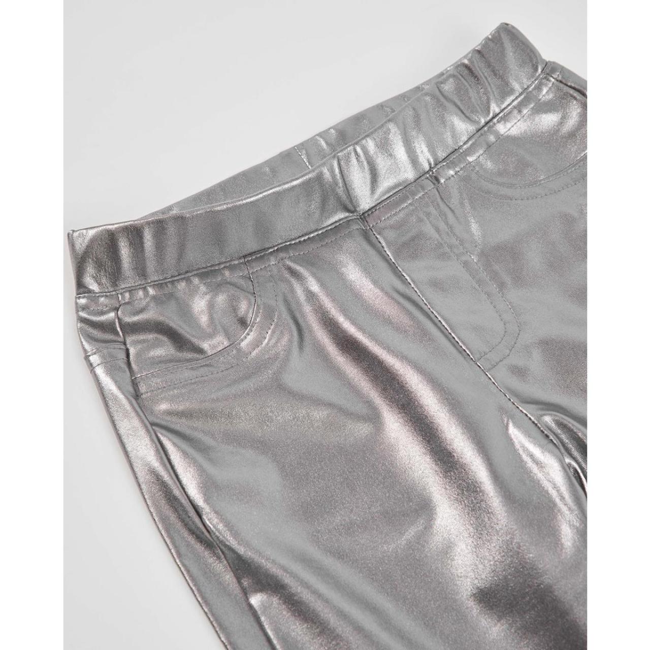 Κολάν γυαλιστερό κορίτσι Nath-KG09L302A1-Silver