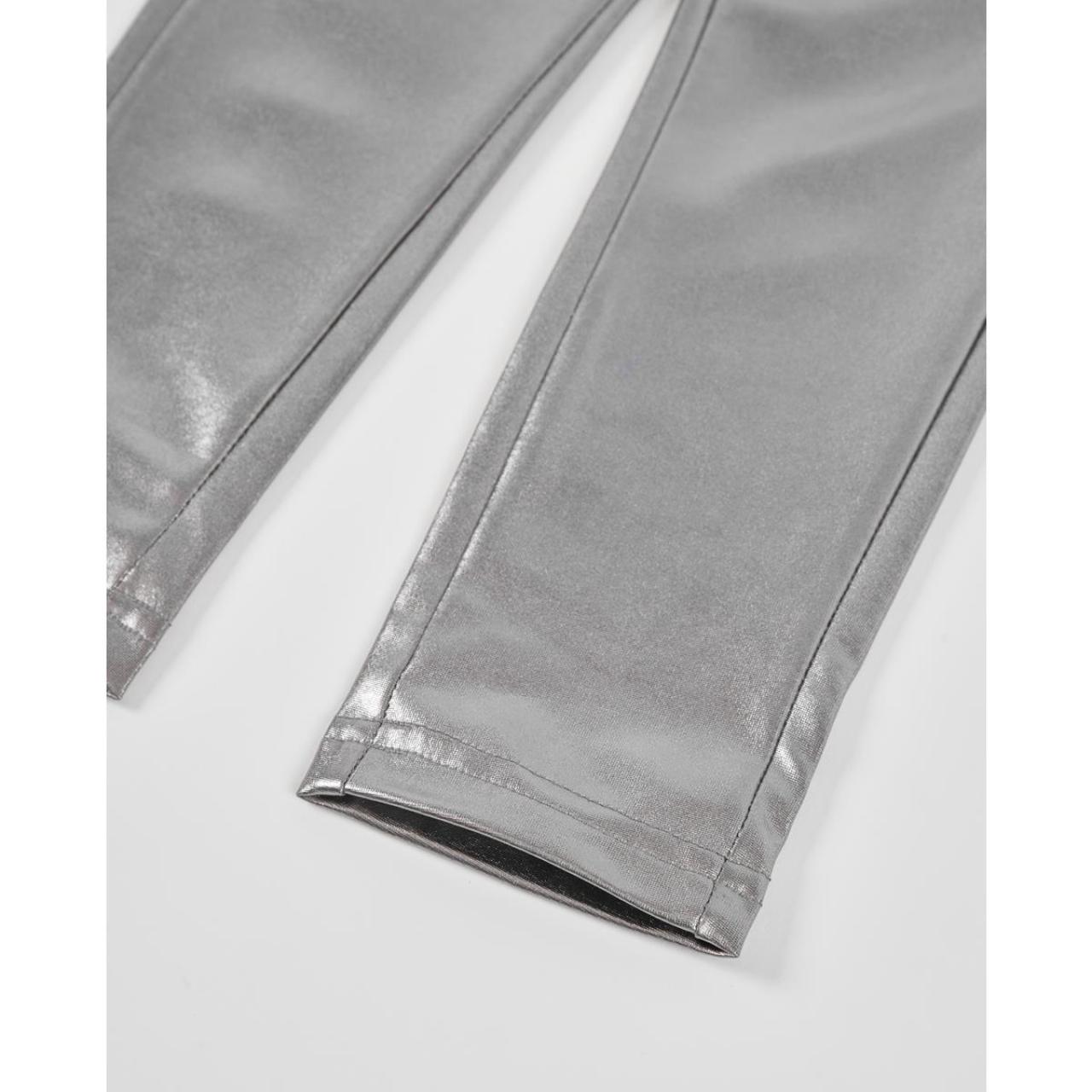 Κολάν γυαλιστερό κορίτσι Nath-KG09L302A1-Silver