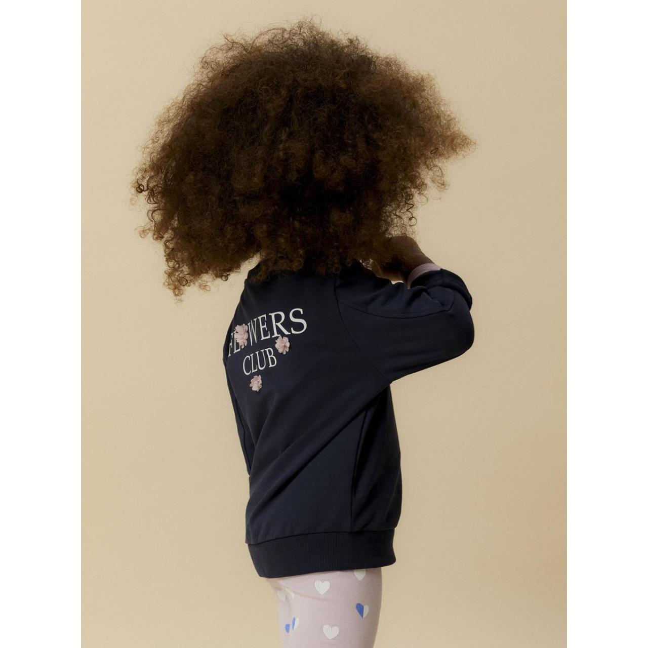 Μπλούζα φούτερ κορίτσι name it-13246223-Navy Blazer