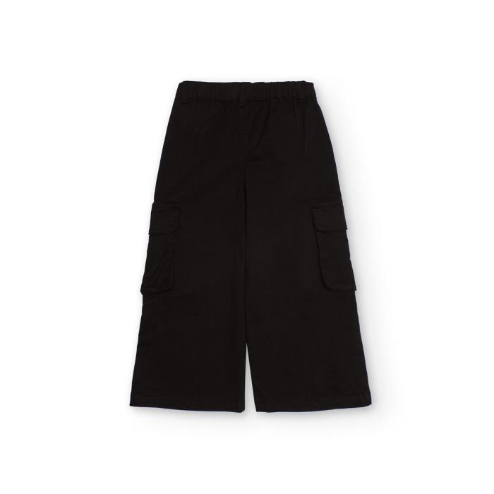 Παντελόνι cargo κορίτσι Nath-KG09P302X1-Black
