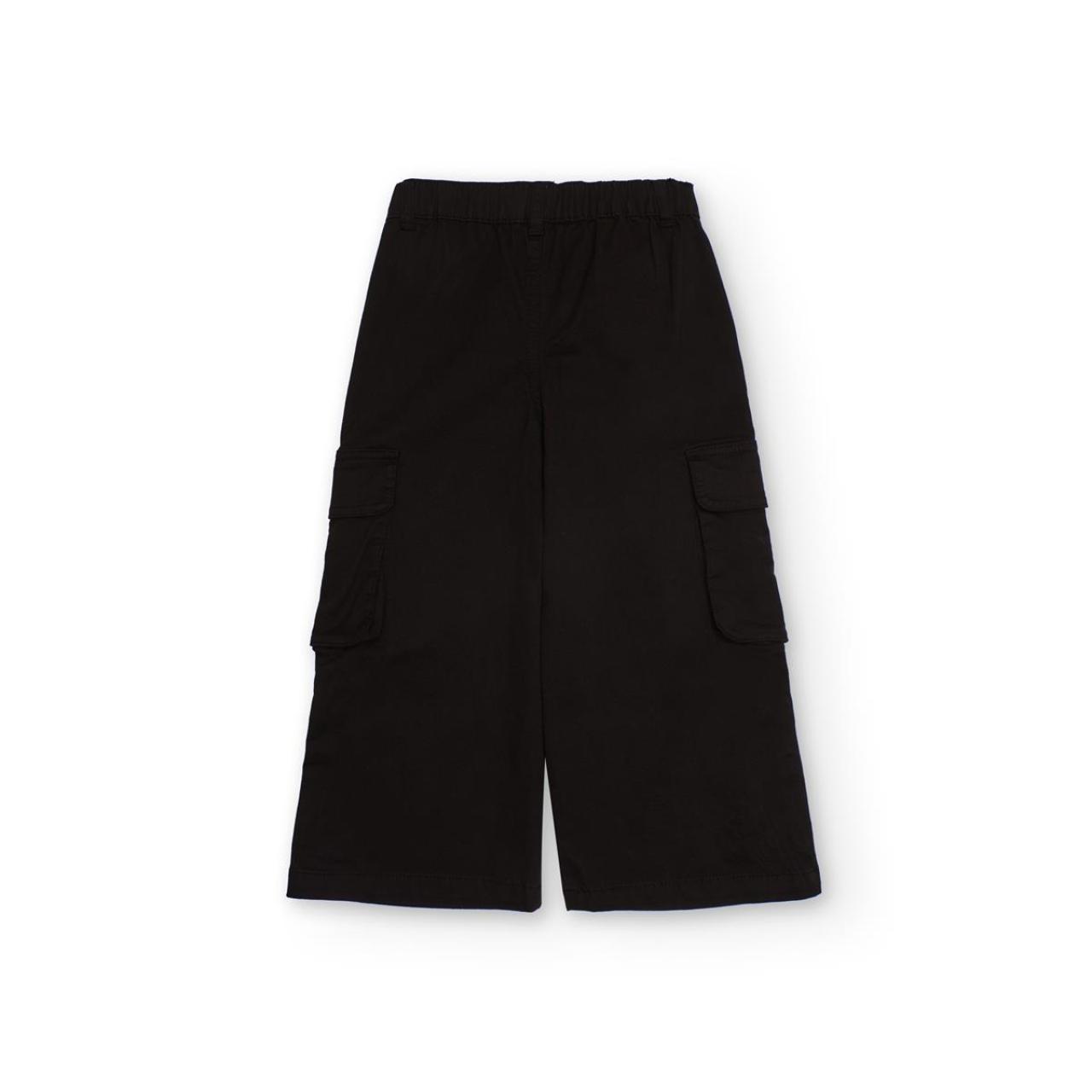Παντελόνι cargo κορίτσι Nath-KG09P302X1-Black φωτογραφία