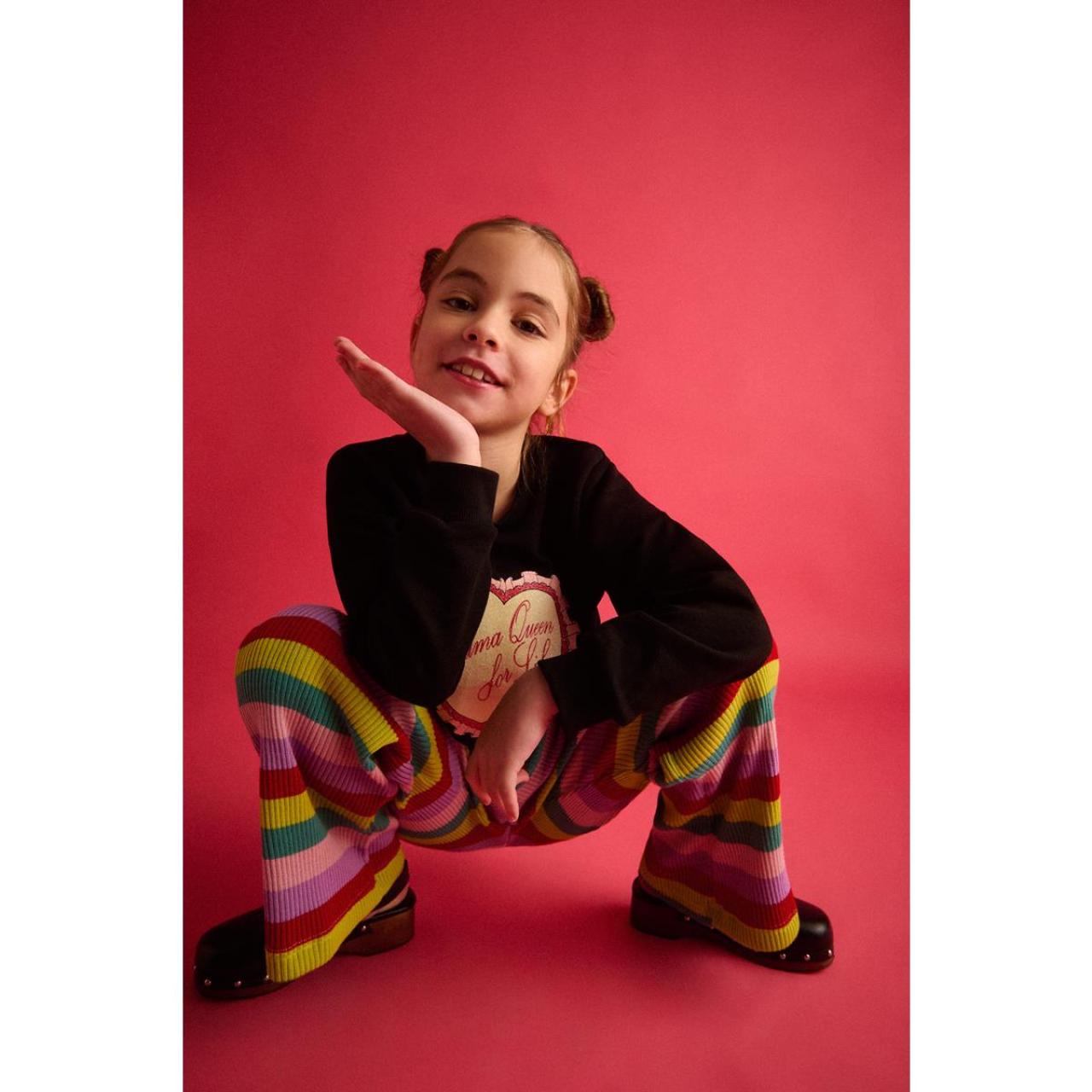 Σετ φούτερ κορίτσι two in a castle-T6646-Black φωτογραφία