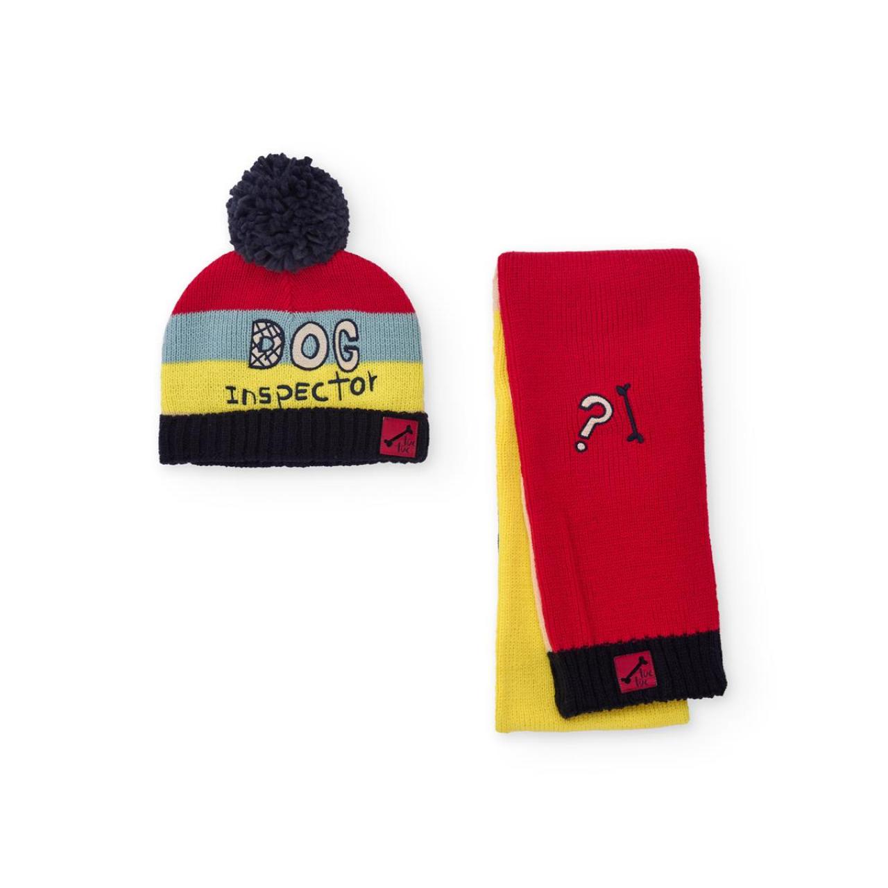 Σετ σκουφάκι-κασκόλ αγόρι tuc tuc-11399728-Dark Blue