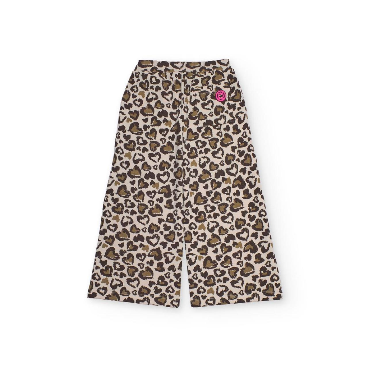 Παντελόνα φούτερ κορίτσι Nath-KG09P601E4-Beige φωτογραφία