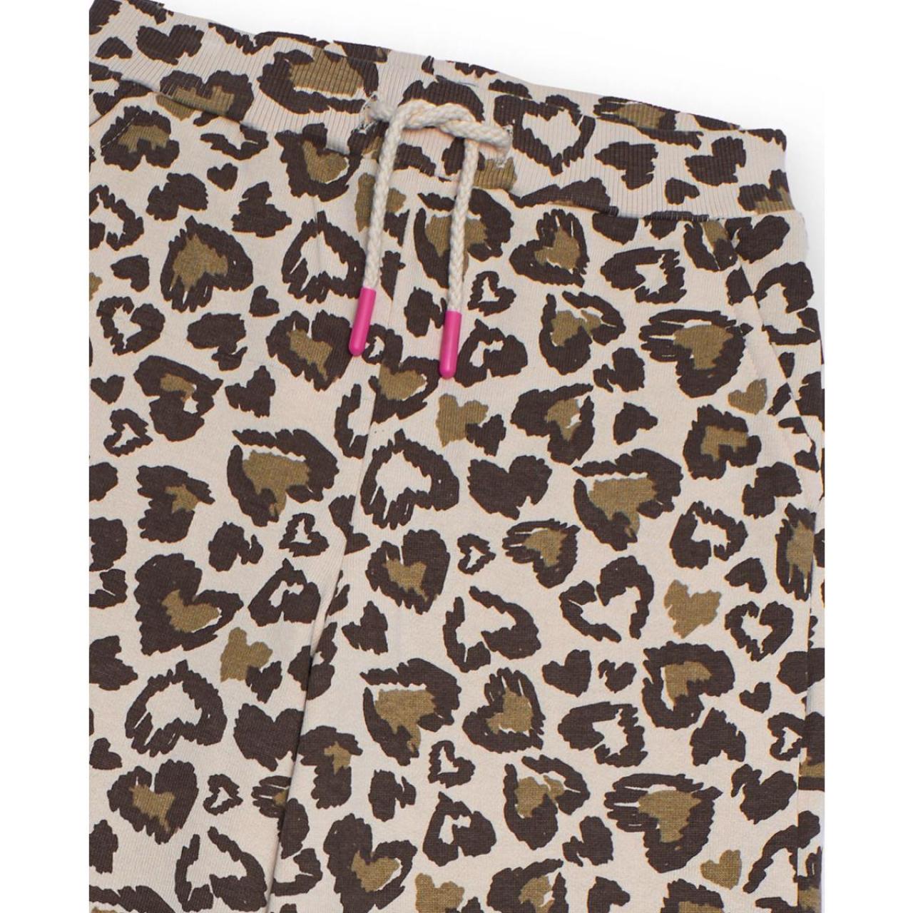 Παντελόνα φούτερ κορίτσι Nath-KG09P601E4-Beige φωτογραφία