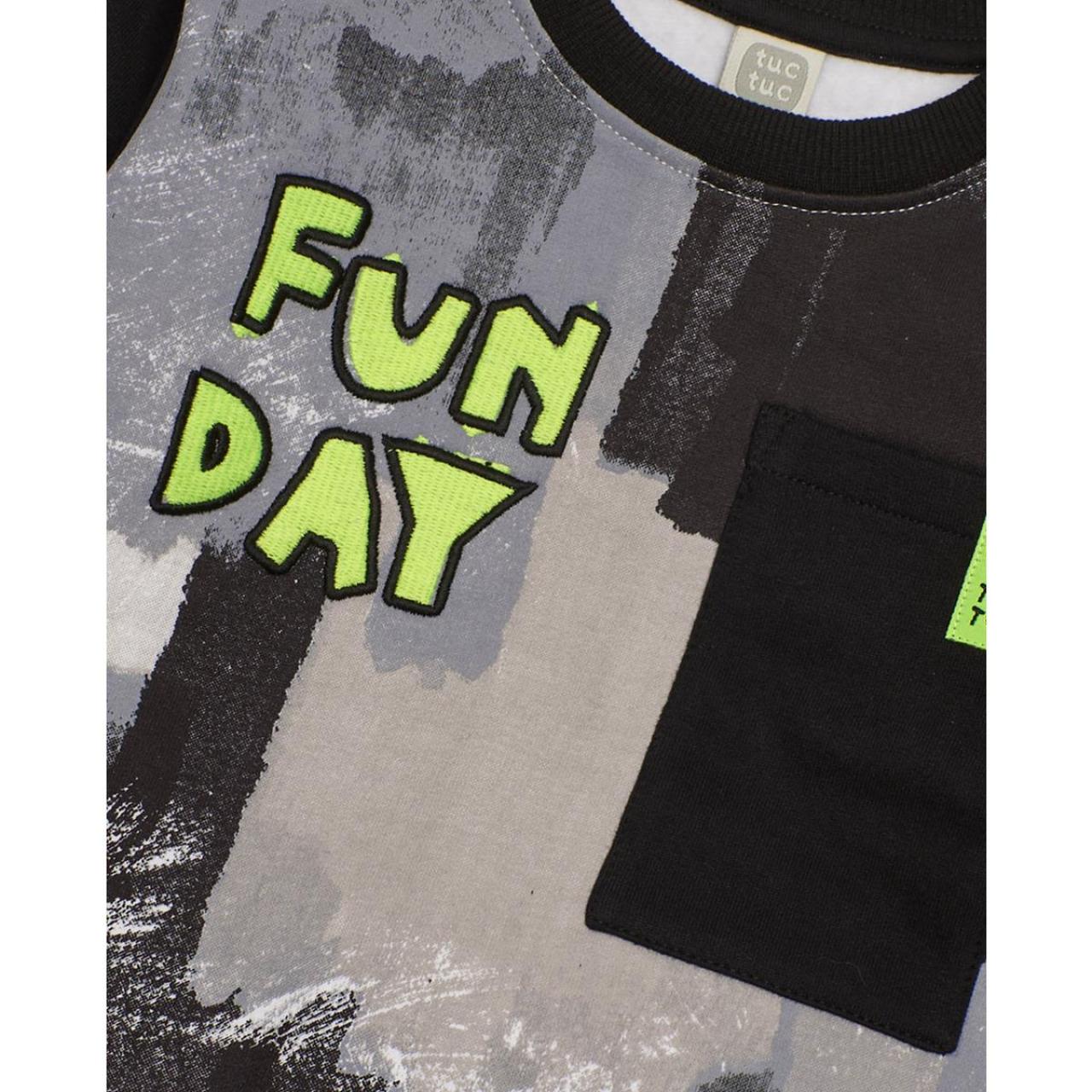 Σετ φόρμα φούτερ αγόρι tuc tuc-11399140-Black