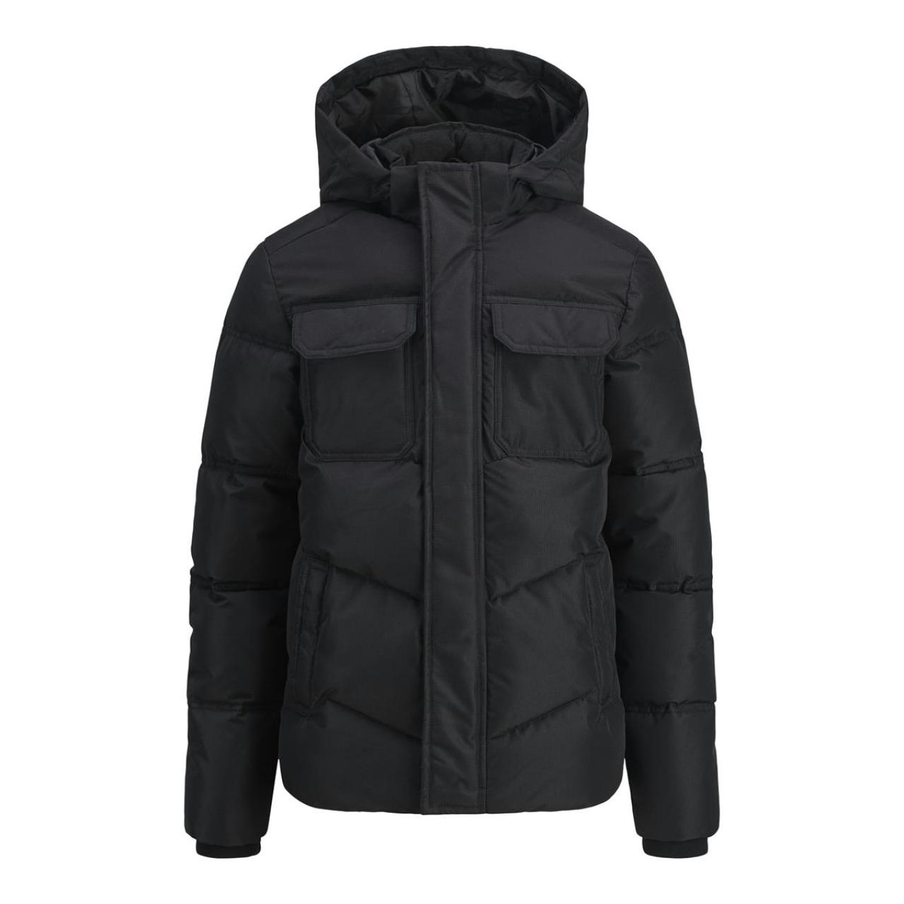 Μπουφάν puffer αγόρι JACK & JONES-12279815-Black φωτογραφία
