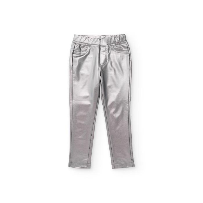 Κολάν γυαλιστερό κορίτσι Nath-KG09L302A1-Silver