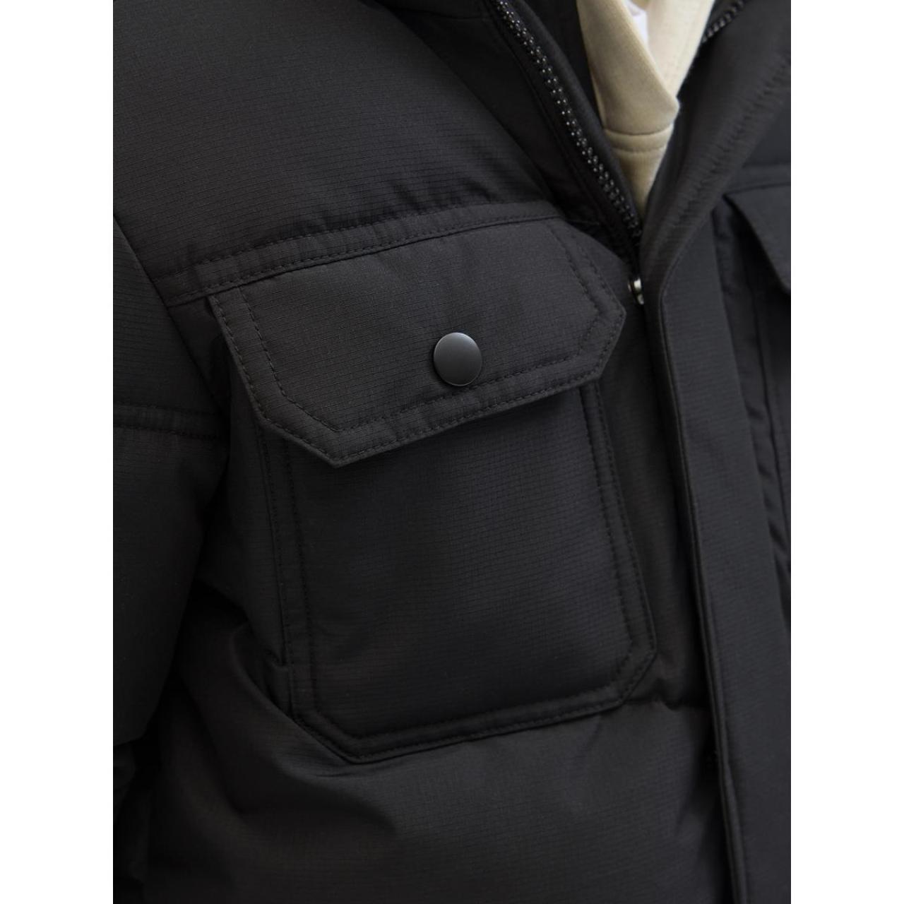 Μπουφάν puffer αγόρι JACK & JONES-12279815-Black φωτογραφία