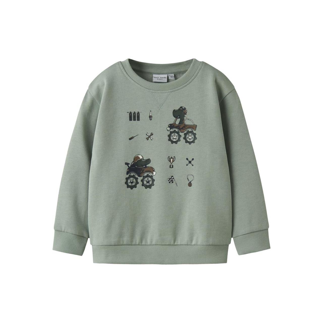 Μπλούζα φούτερ αγόρι name it-13234338-Jadeite