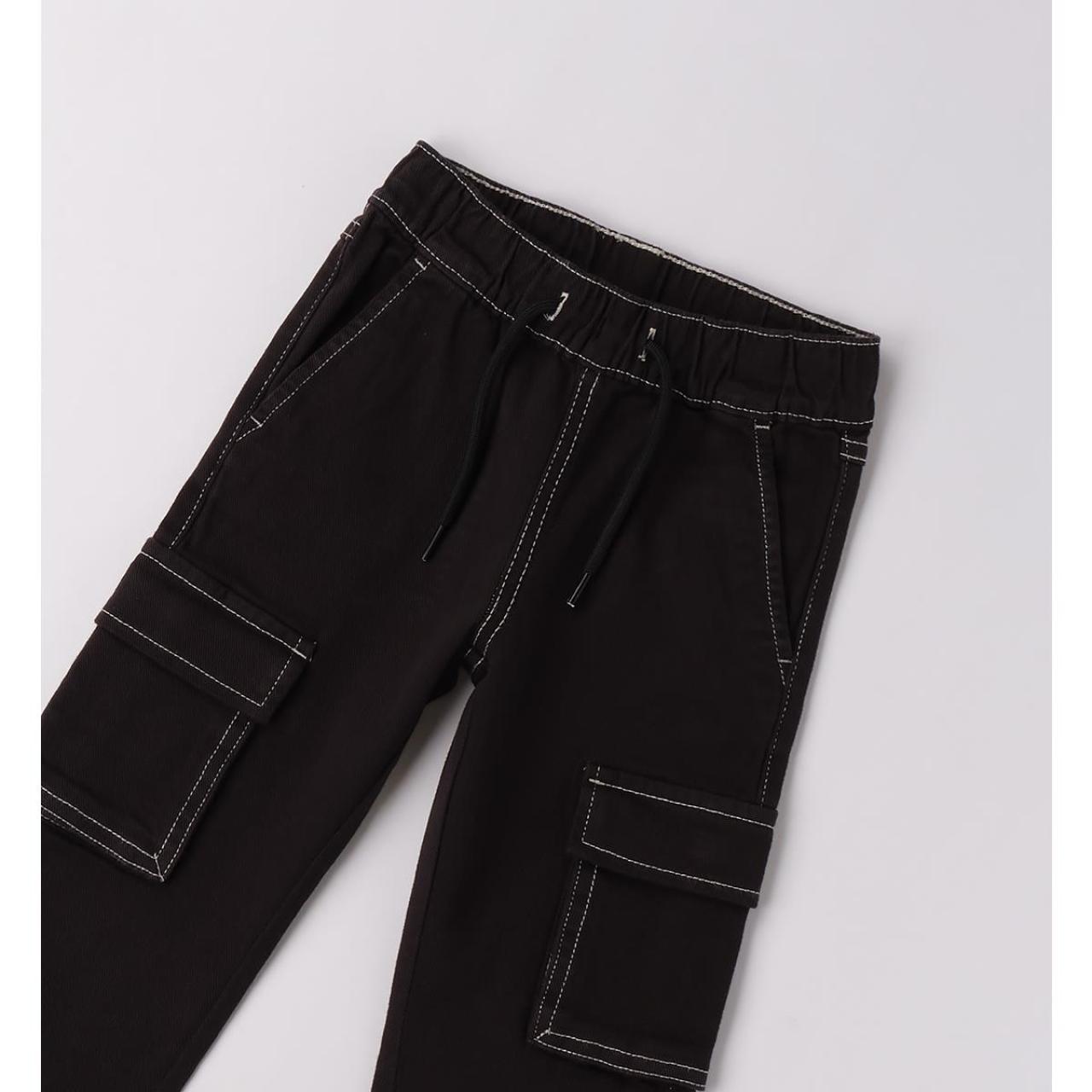 Παντελόνι σαλβάρι cargo αγόρι I DO-4.F687-0658-Black φωτογραφία