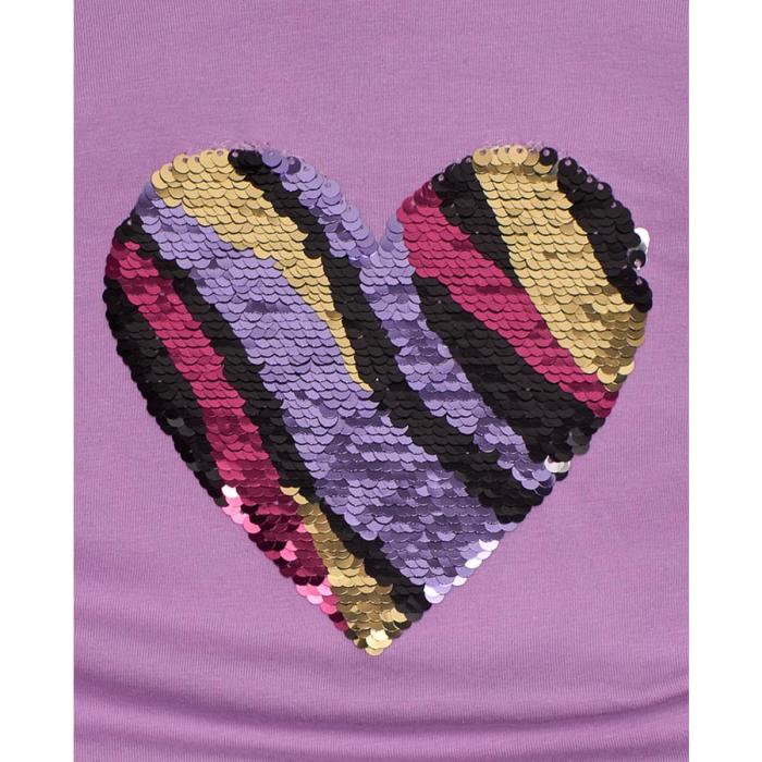 Μπλούζα μακό κορίτσι Nath-KG09T303L1-Lilac
