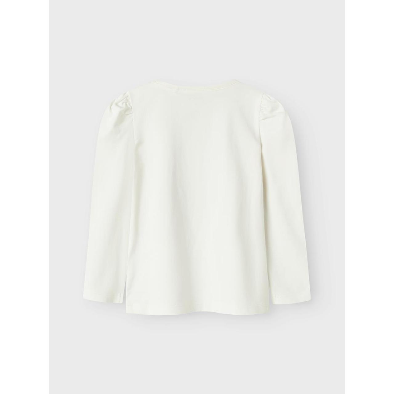 Μπλούζα μακό κορίτσι name it-13246614-Cloud Dancer-organic cotton φωτογραφία