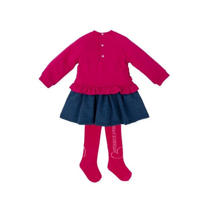 Φόρεμα φούτερ κορίτσι Agatha Ruiz De La Prada-8240W25-Fuchsia