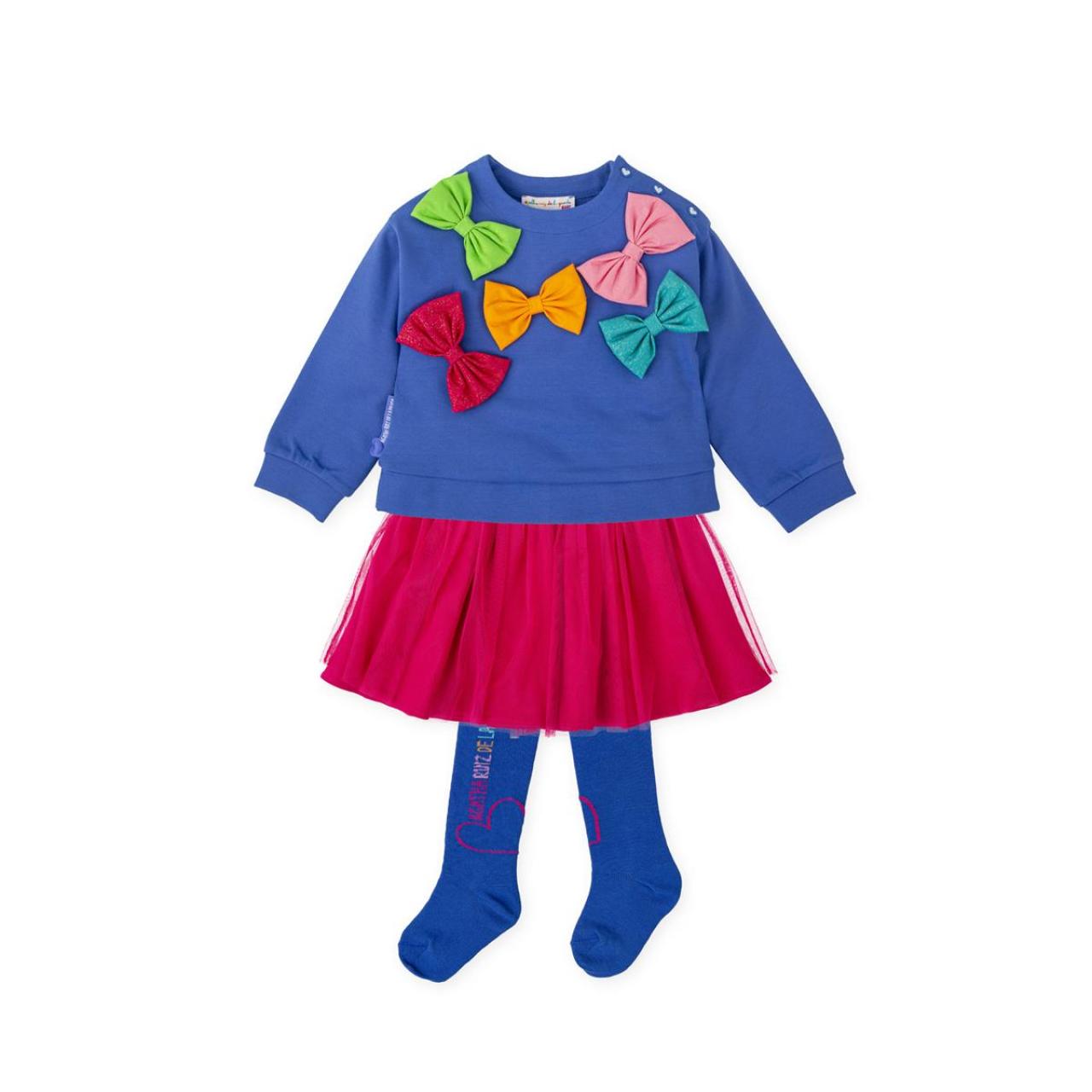 Σετ φούστα κορίτσι Agatha Ruiz De La Prada-8711W25-Azul Electrico
