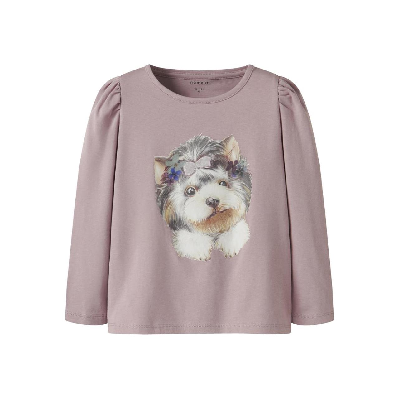 Name it Μπλούζα μακό κορίτσι name it-13246614-Burnished Lilac-organic cotton