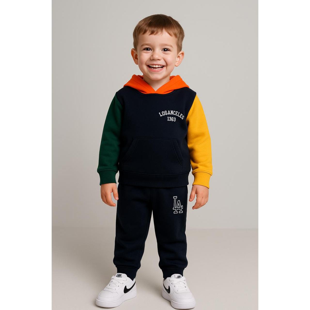 Σετ φόρμα φούτερ αγόρι Action-12520029-Navy