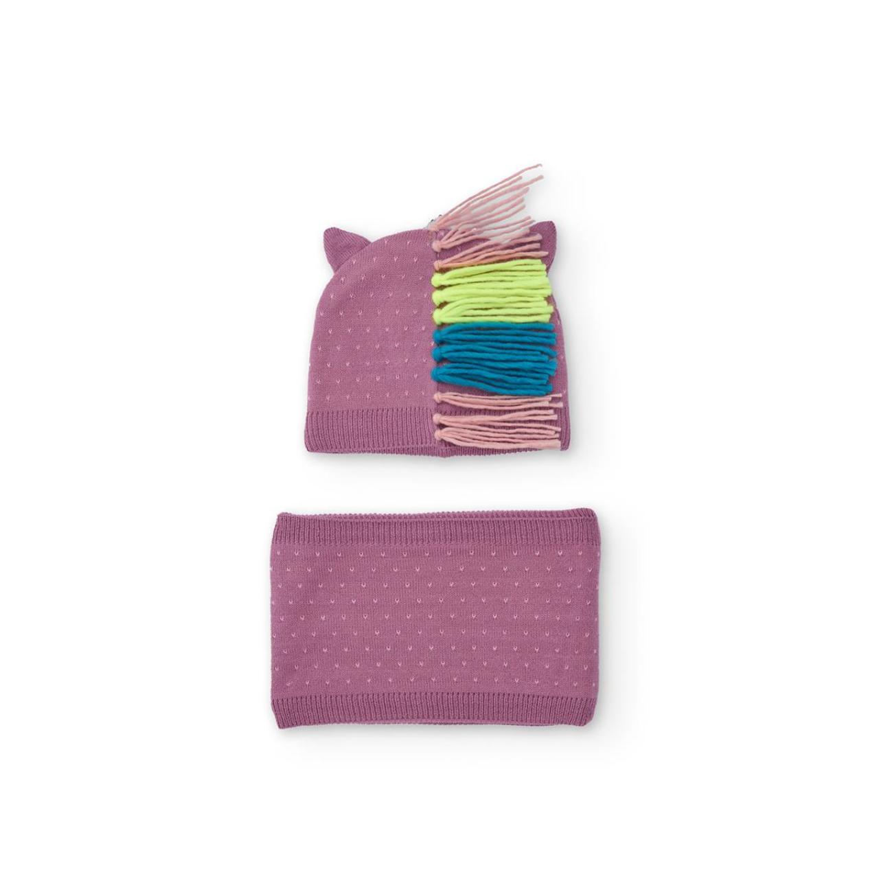 Σετ σκουφάκι-λαιμός κορίτσι tuc tuc-11399373-Mauve φωτογραφία