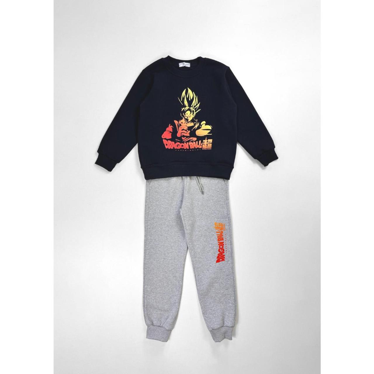 Σετ φόρμα φούτερ αγόρι Action-12510038-Navy