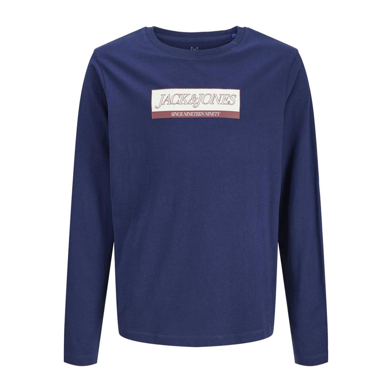 Μπλούζα μακό αγόρι JACK & JONES-12289280-Ocean Cavern