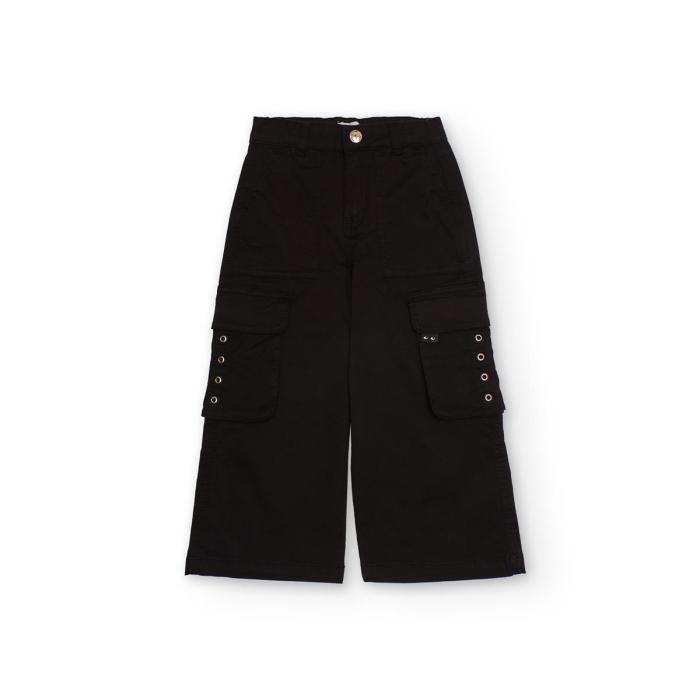 Παντελόνι cargo κορίτσι Nath-KG09P302X1-Black