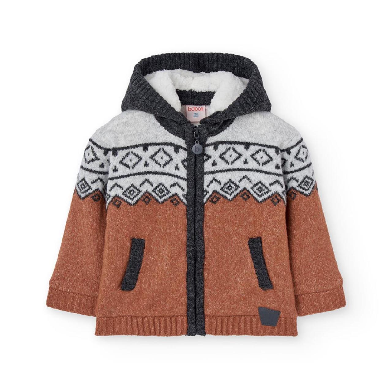 BOBOLI Ζακέτα πλεκτή αγόρι Boboli-312152-5169-Orange