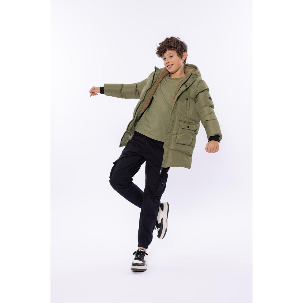 NO WAY MONDAY Μπουφάν παρκά αγόρι No Way Monday-O56225-1-Army Green