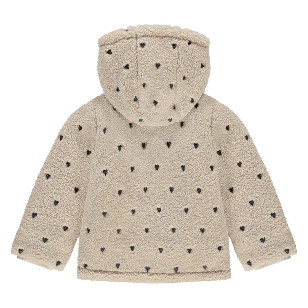 Μπουφάν fleece Teddy κορίτσι STAINS & STORIES-SSA25508172-Ecru φωτογραφία