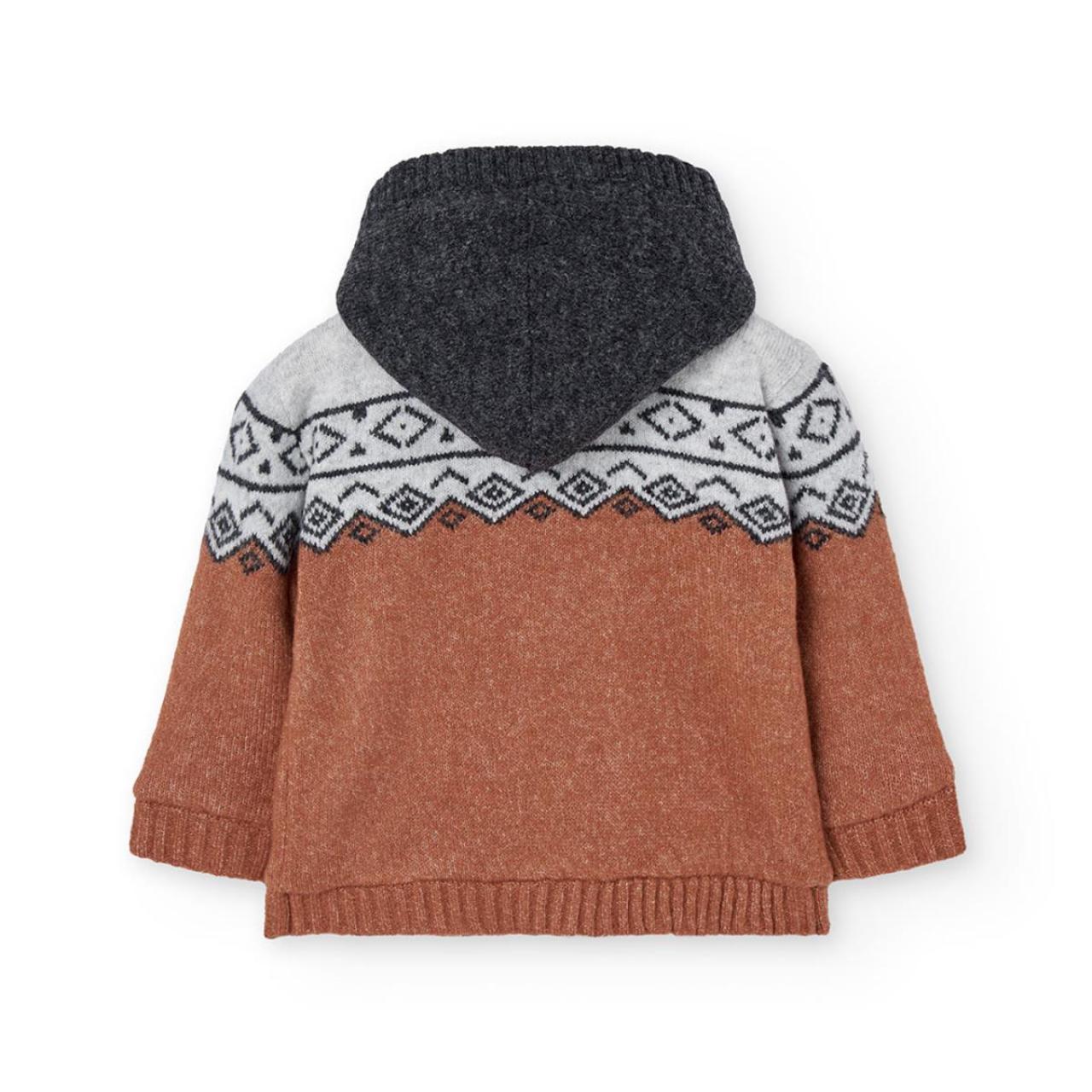 Ζακέτα πλεκτή αγόρι Boboli-312152-5169-Orange φωτογραφία