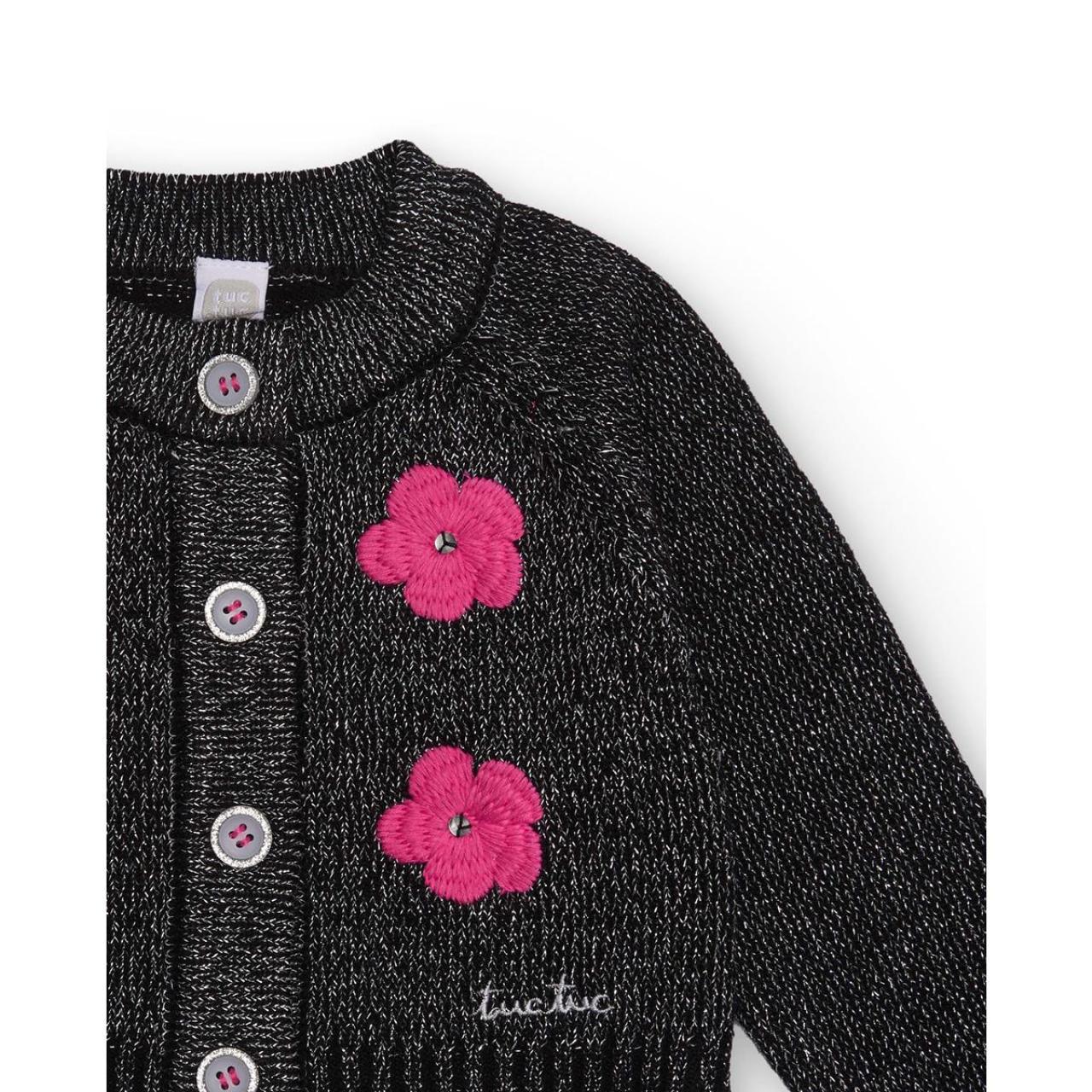 Ζακέτα πλεκτή κορίτσι tuc tuc-11399094-Black φωτογραφία
