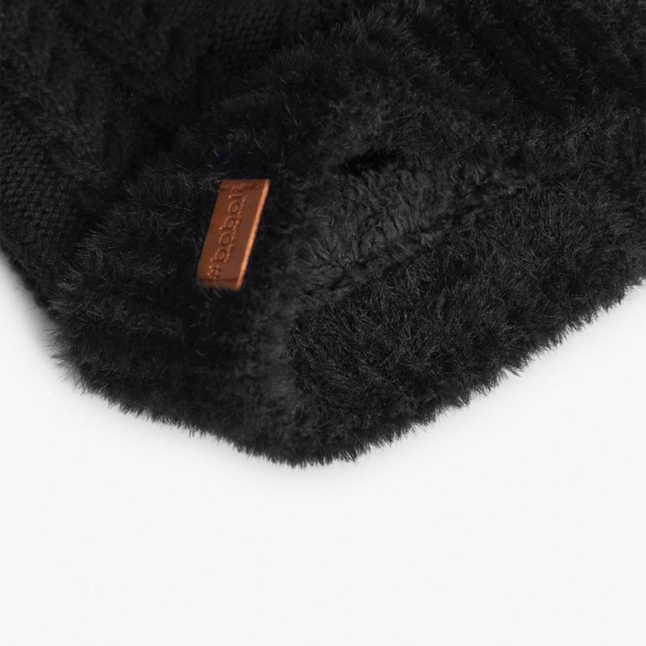 Σκουφάκι πλεκτό κορίτσι Boboli-492072-890-Black φωτογραφία