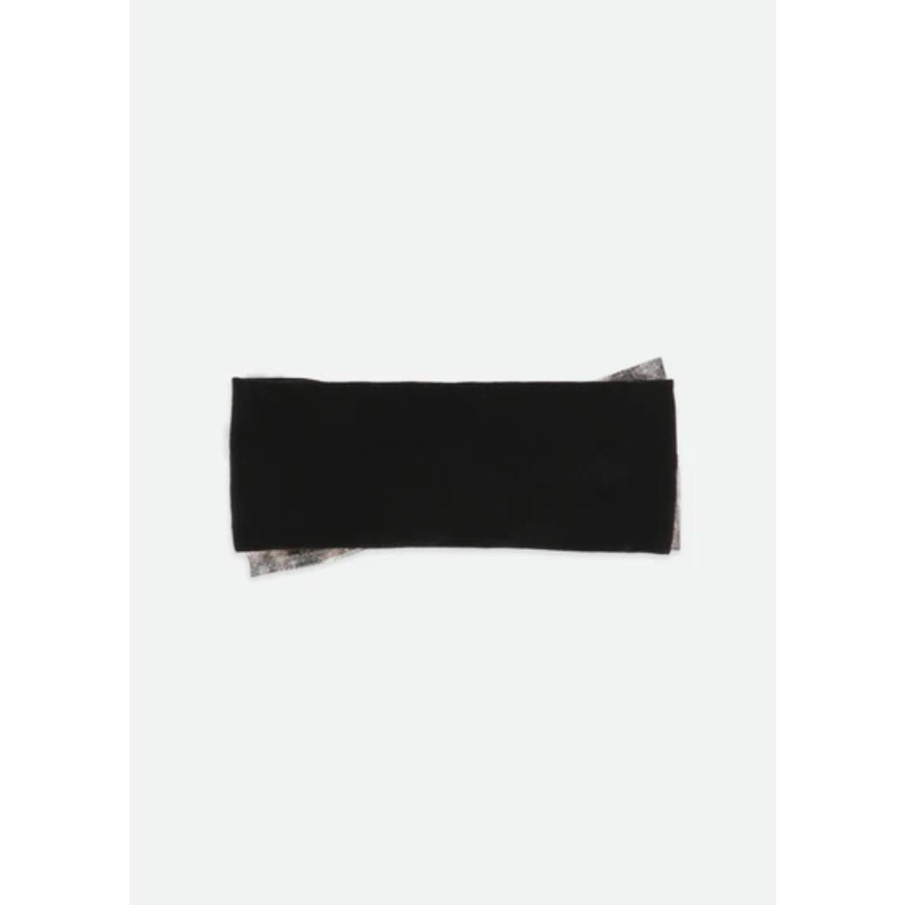 Κορδέλα μαλλιών Angel's Face-Tiff Leopard Tulle Baby Headband-Black Leopard φωτογραφία