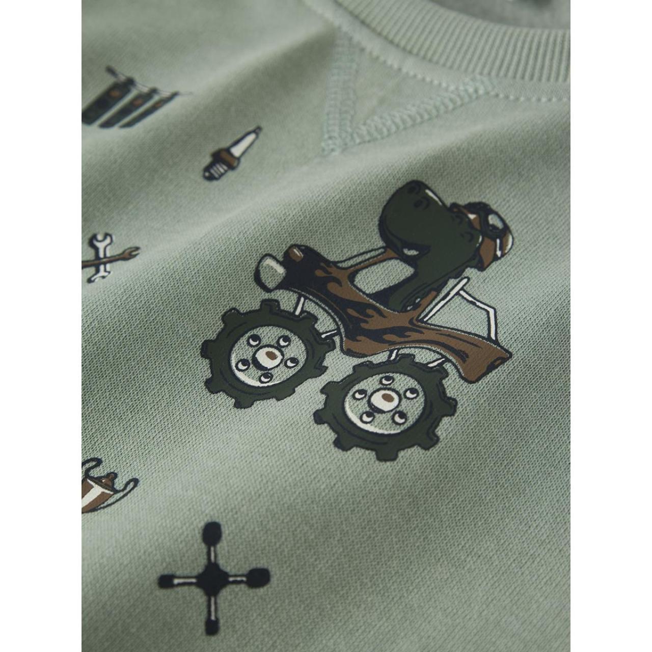 Μπλούζα φούτερ αγόρι name it-13234338-Jadeite