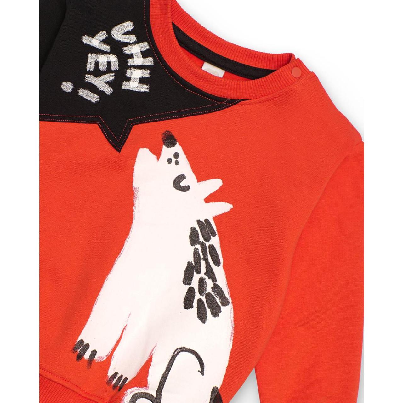 Σετ φόρμα φούτερ αγόρι tuc tuc-11399035-Orange