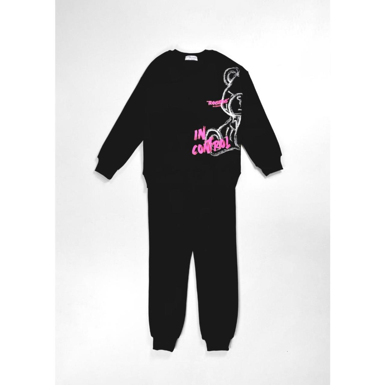 Σετ φόρμα φούτερ κορίτσι Action-12530064-Black φωτογραφία