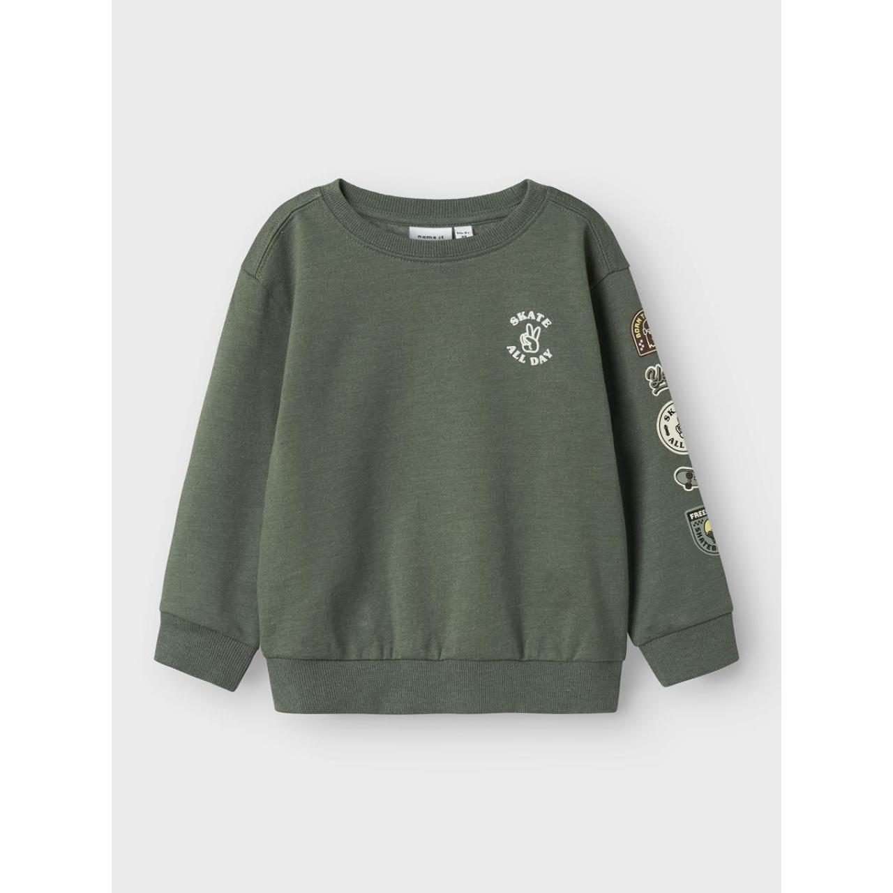 Μπλούζα φούτερ αγόρι name it-13244954-Laurel Wreath