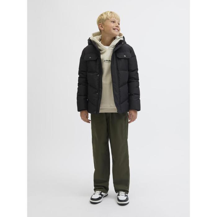 Μπουφάν puffer αγόρι JACK & JONES-12279815-Black