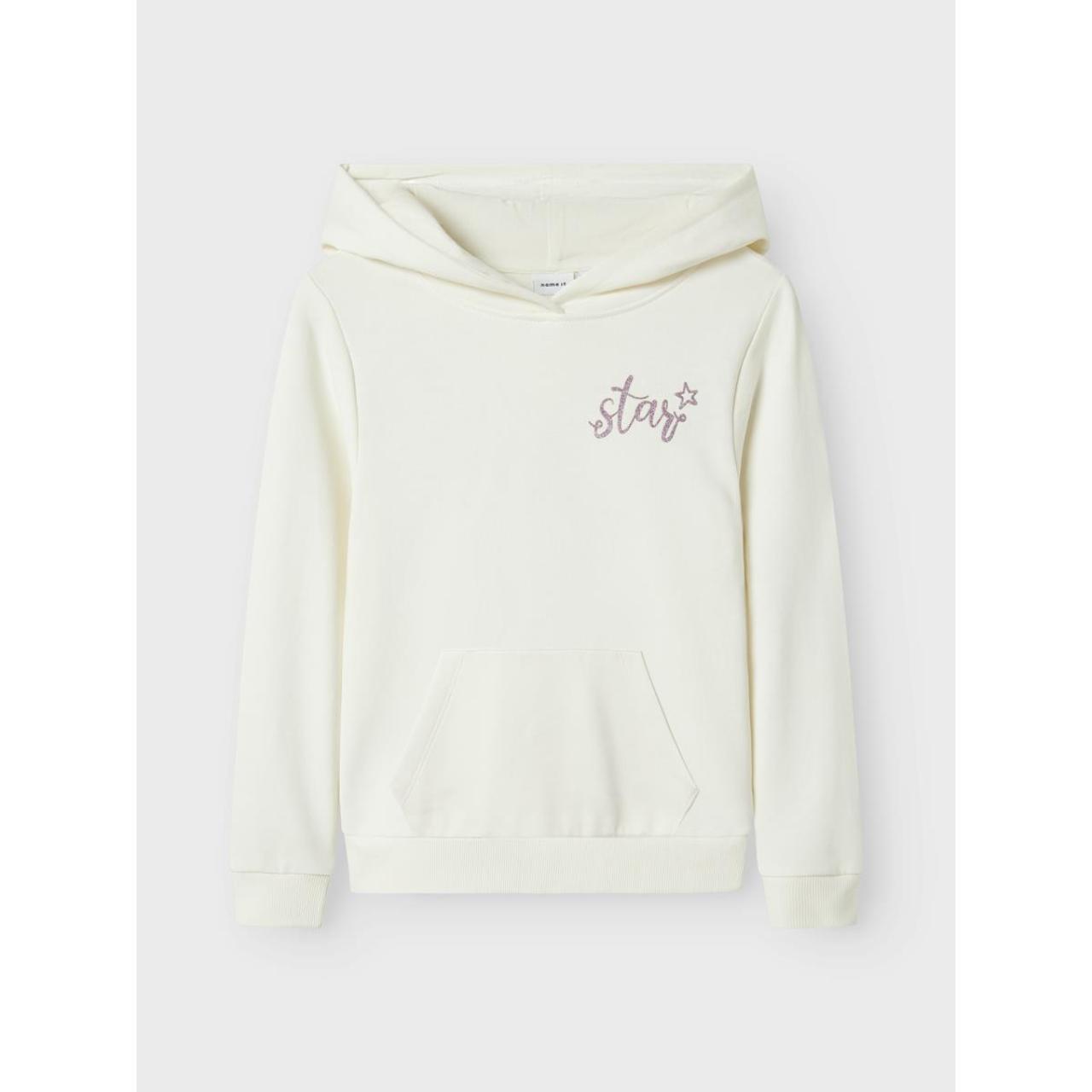 Μπλούζα φούτερ κορίτσι name it-13246279-Cloud Dancer