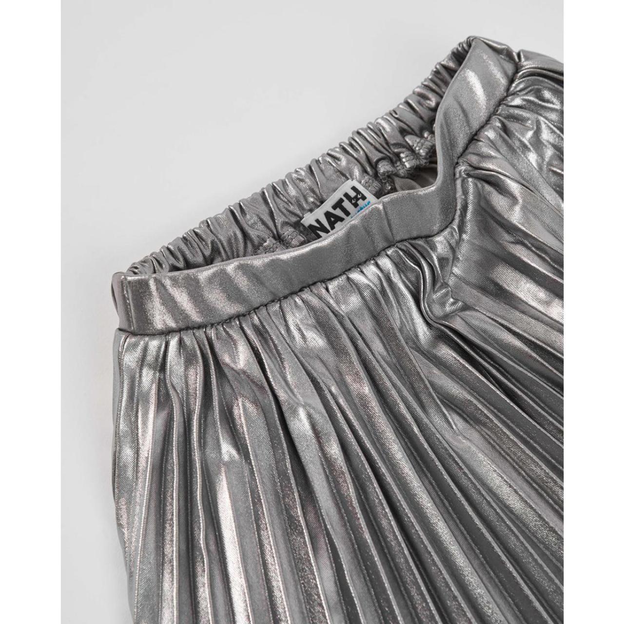 Φούστα πλισέ κορίτσι Nath-KG09F301A1-Silver