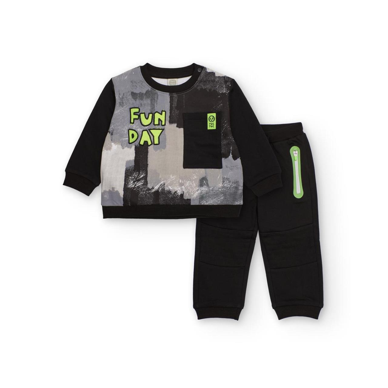 Σετ φόρμα φούτερ αγόρι tuc tuc-11399140-Black