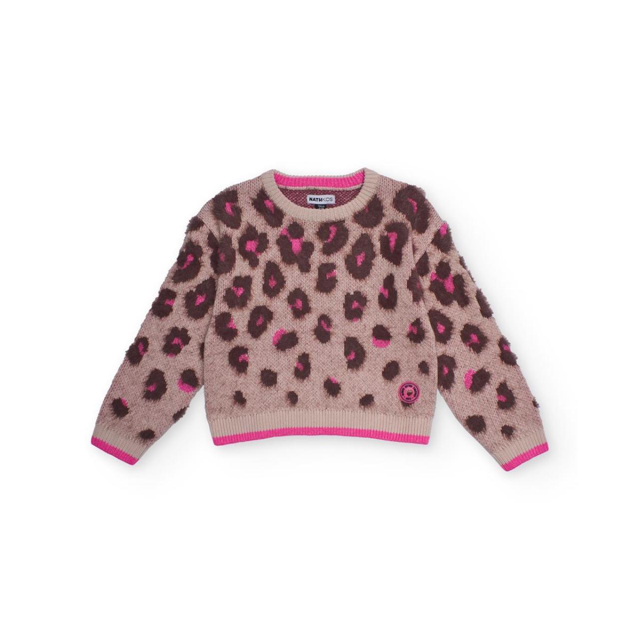 Μπλούζα πλεκτή κορίτσι Nath-KG09K601E4-Beige