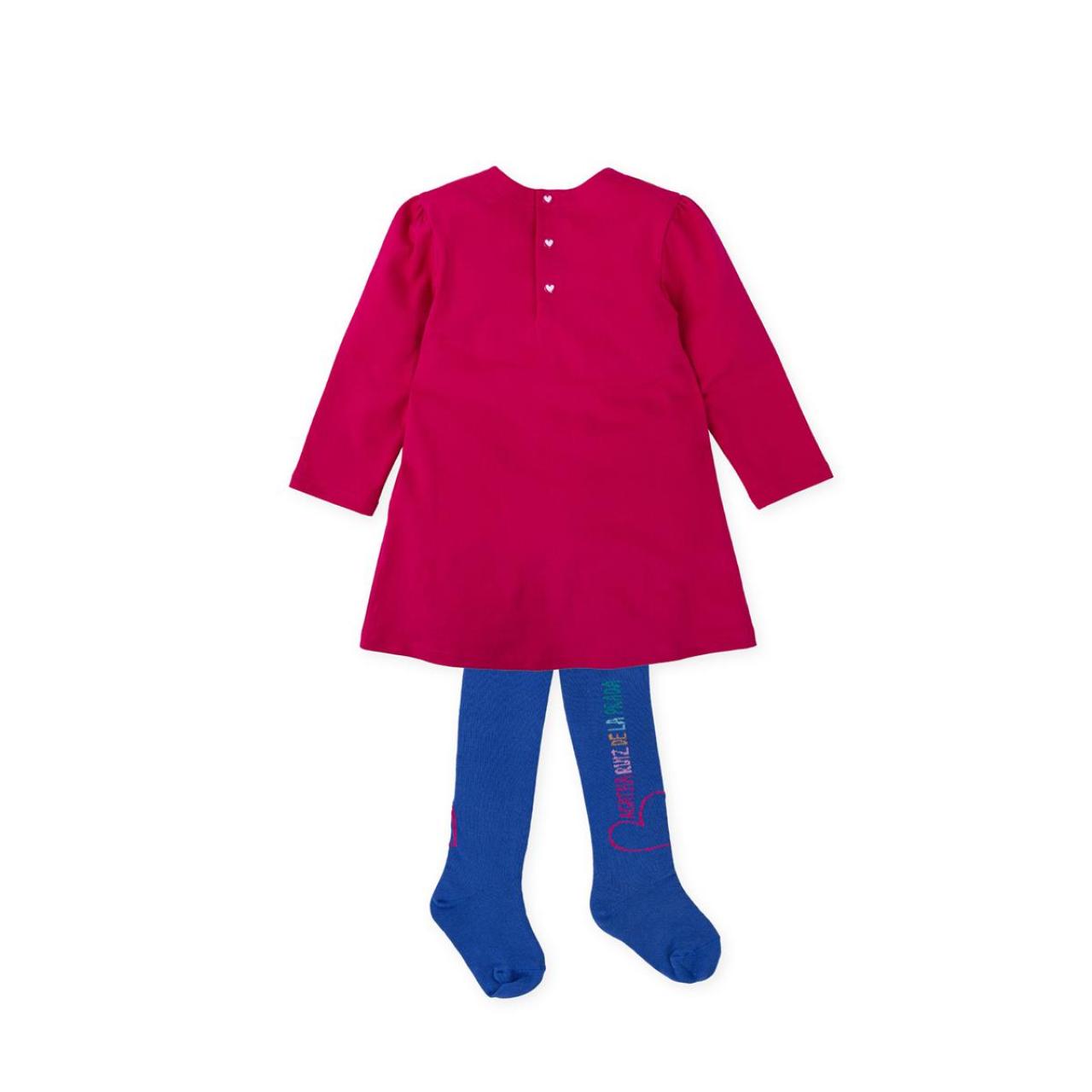 Φόρεμα φούτερ κορίτσι Agatha Ruiz De La Prada-8243W25-Fuchsia