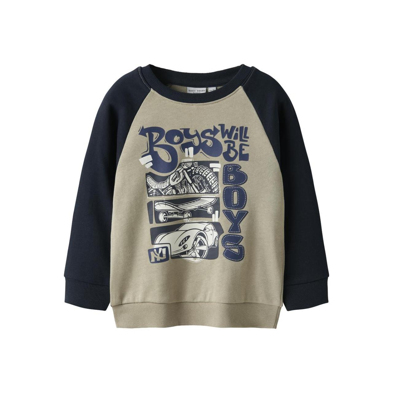 Μπλούζα φούτερ αγόρι name it-13234448-Island Fossil