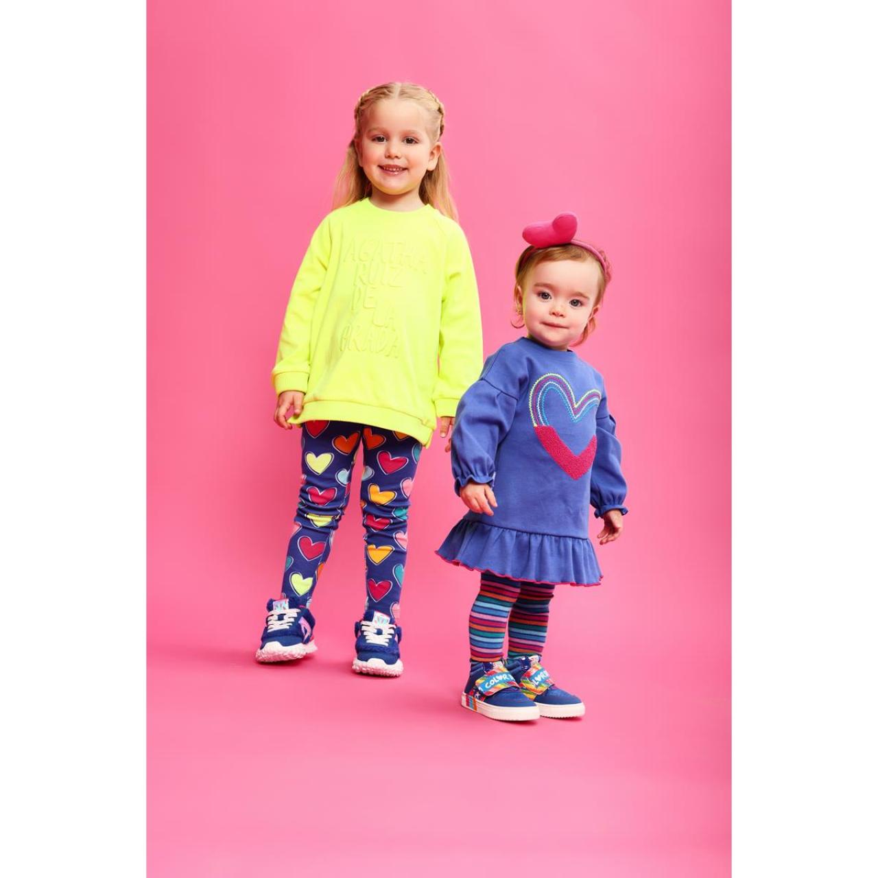 Φόρεμα φούτερ κορίτσι Agatha Ruiz De La Prada-8292W25-Azul Electrico φωτογραφία