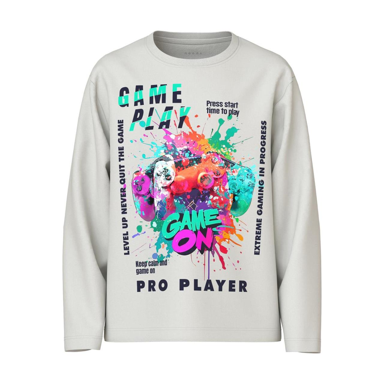 Μπλούζα μακό αγόρι name it-13238399-Cloud Dancer