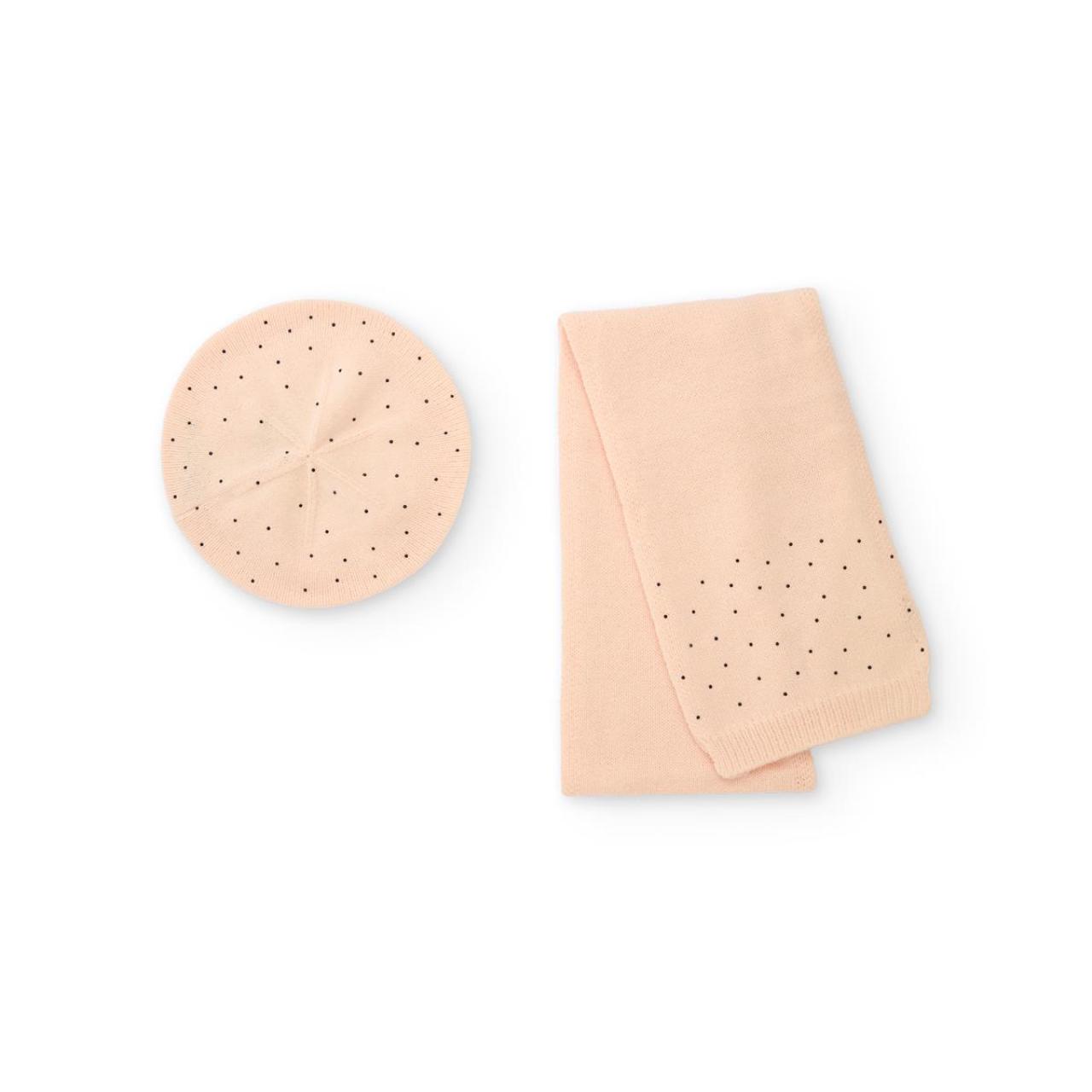 NATH Σετ 2 τεμ.σκούφος-μπερές κορίτσι Nath-KG09A401E3-Beige